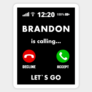 LET`S GO BRANDON - lets go brandon Sticker